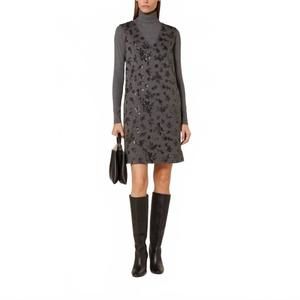 NEW WEEKEND MAX MARA pesaro dress in gray